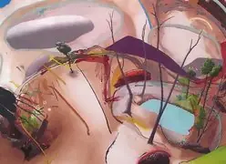 Peter Kephart’s painting “A Noticeable Difference in my Environment”, as shown in the article